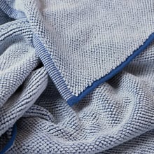 Washed Pebble Cotton-Blend Bathroom Towels